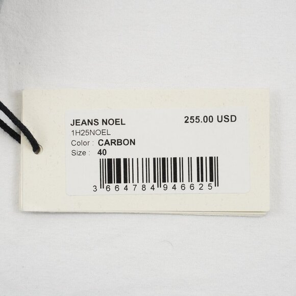 ba&sh Noel Straight Leg Denim Jeans in Carbon Black - Women's Size 40 (NWT) - Picture 10 of 15